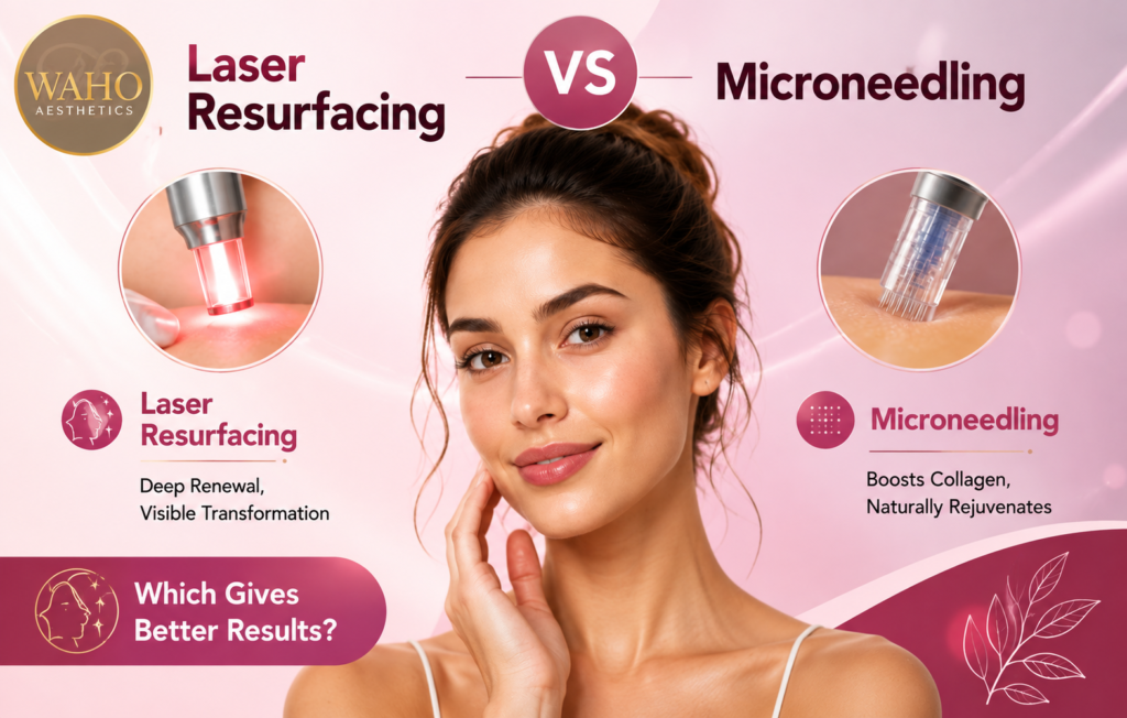 Laser Resurfacing vs Microneedling