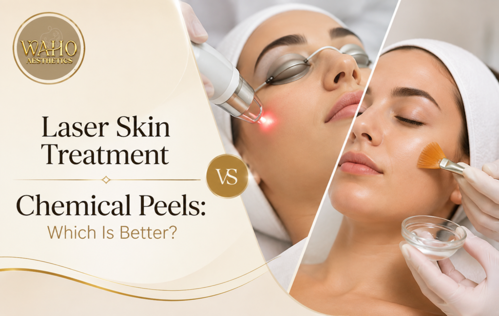 laser skin treatment vs chemical peels