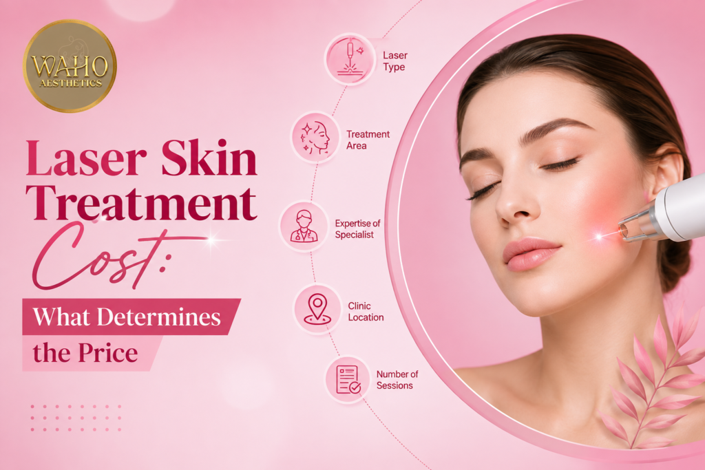 Laser skin treatment cost consultation with a skin specialist