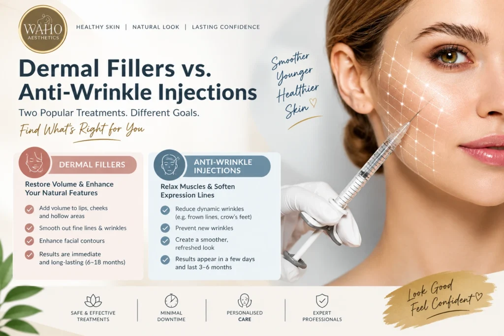 Dermal Fillers vs. Anti-Wrinkle Injections